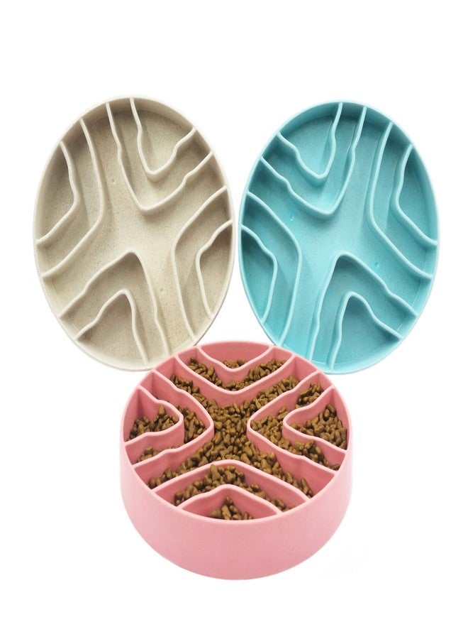 FLYINGSEA 8 Inch Slow Eating Bowl - Healthy Design for Small & Medium Dogs & Cats - Anti Gulping, Cat & Dog Bowl, Slow Feeder - Image 5